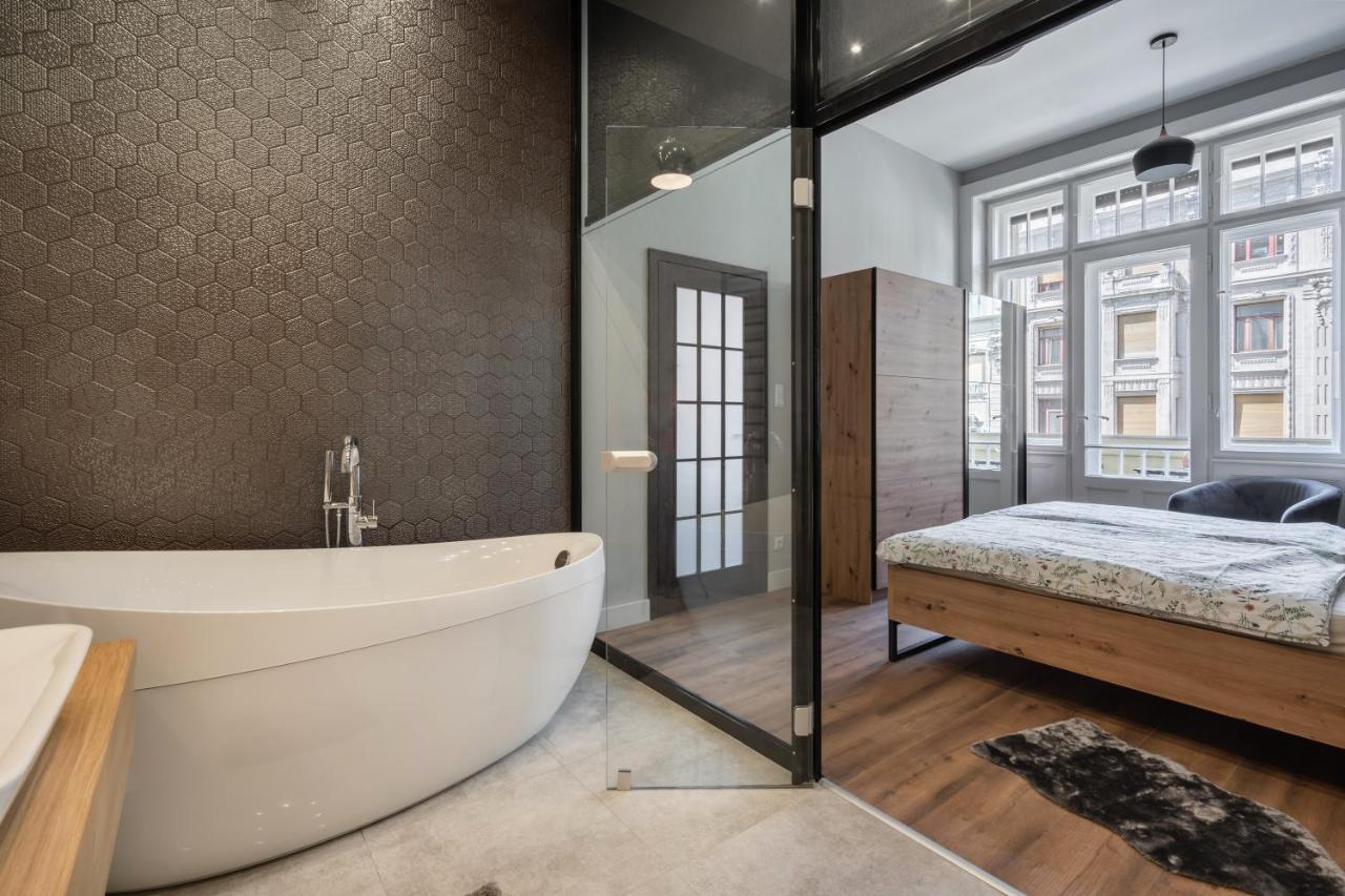 Апартаменты Buenos Boutique - A/C, 2 Bathrms, Amazing View Будапешт Экстерьер фото